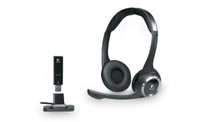 Logitech ClearChat USB Headset W Mic Transmitter AC Adapter