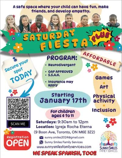 Saturday Fiesta PLUS – Inclusive Social Skills Program, View more