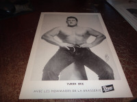 yukon eric Press Photo dow brasserie Wrestler original montreal/
