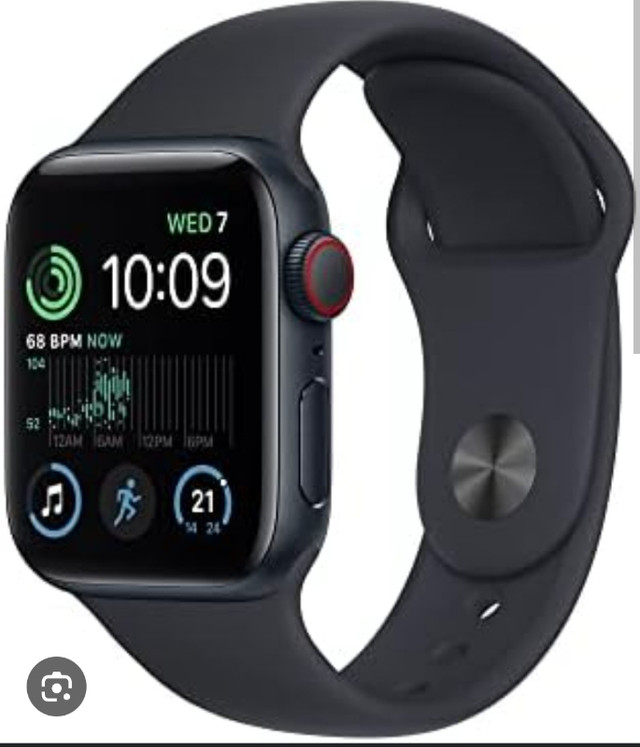 Apple watch SE (Gen 2) 40 mm Midnight AI Mid SB M/L GPS in General Electronics in City of Toronto