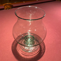 Oversized decorative glass tumbler…