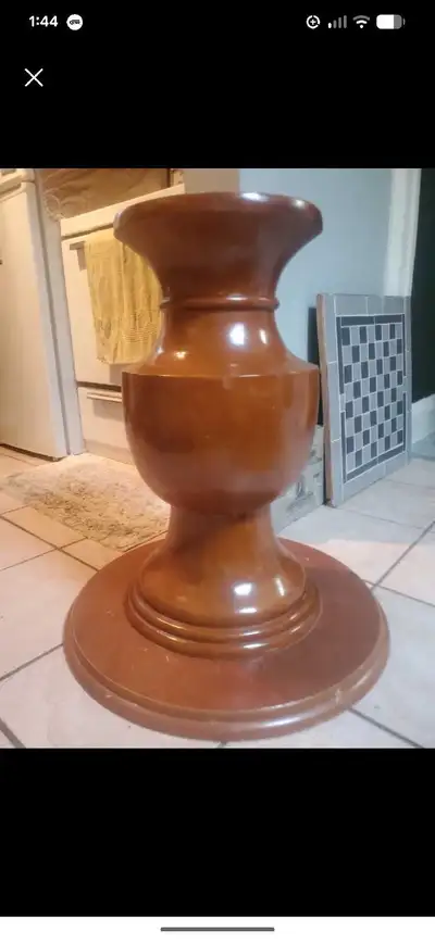 Wooden Pedestal Table Base, View more