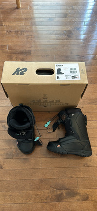 Size 6 K2 women’s snowboard boots 