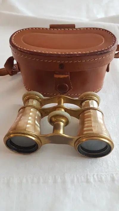 magnificent antique french made mother of pearl opera glasses it is in perfect condition it can be p...