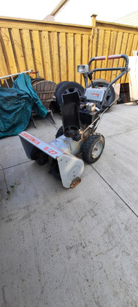 Craftsman snow blower $400 or trade for riding lawn mower