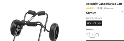 Comes with cart and straps I only met up in person, I live in the west end of Ottawa. I don't ship i...