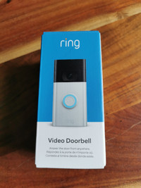 NEW Ring Video Doorbell 1080p HD Video Improved Motion Detection