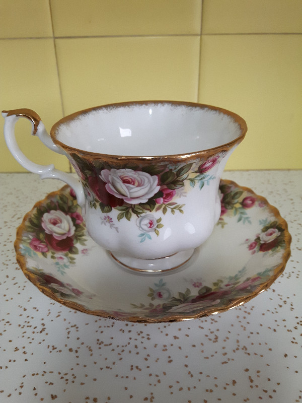 Royal Albert Celebration Teacup and Saucer in Arts & Collectibles in Edmonton