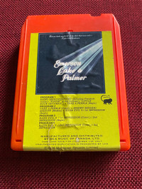 Emerson’s Lake & Palmer/Welcome Back…Ends 8-Track Cassette