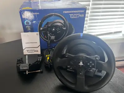 Thrustmaster T300RS base + wheel for sale. Fully working and recently tested. Compatible with PS5, P...