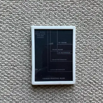 Here is a used 4x5 Yankee contact printer. I used this with a pinhole camera I built many years ago....