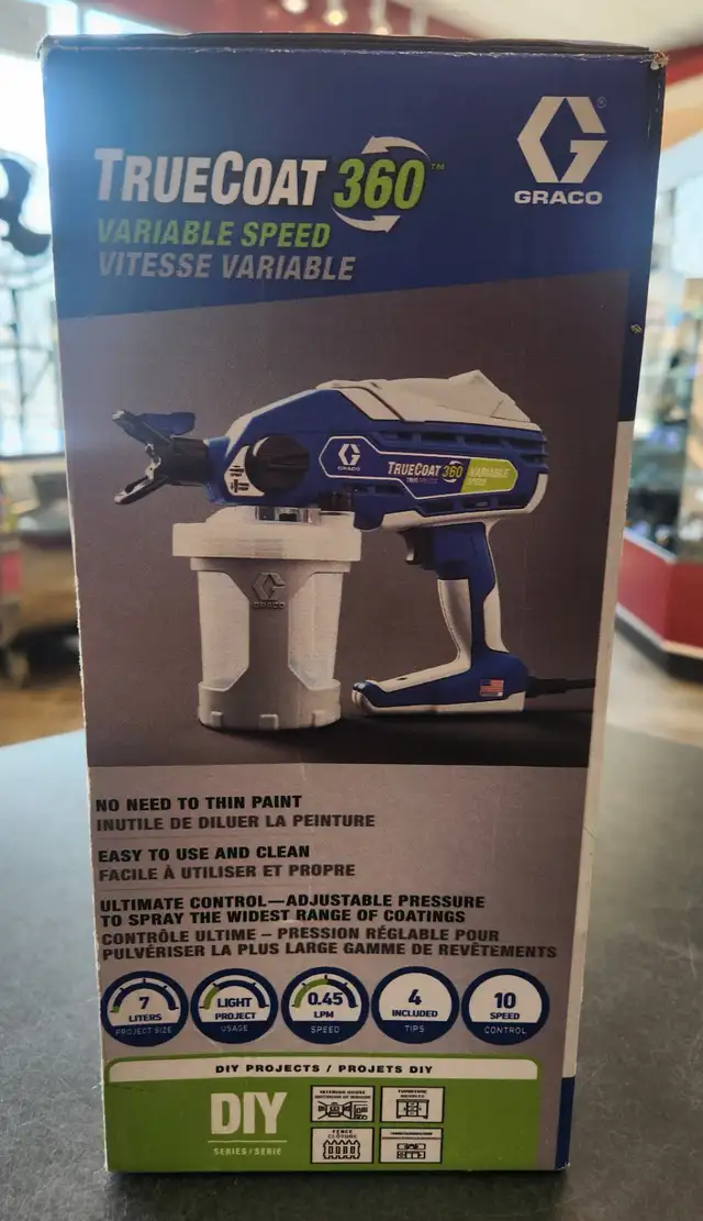 Graco TrueCoat 360 Variable Speed Spray Paint Gun *Brand New*63234962552193123