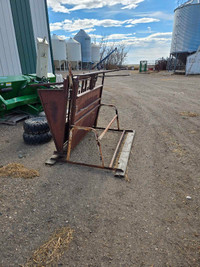 Calf tipping table