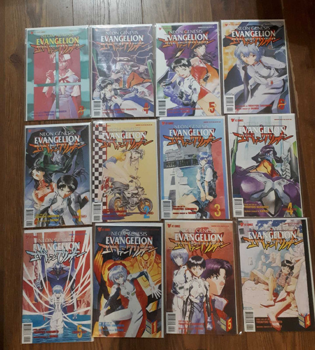 Lot de 30 mangas en format comic d'Evangelion dans Bandes dessinées  à Laval/Rive Nord