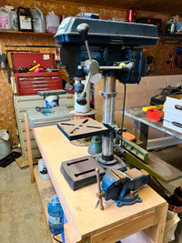 Mastercraft drill press - bench and floor