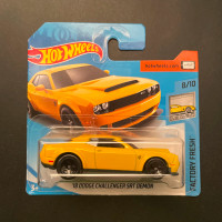 Hot Wheels 18 DODGE CHALLENGER SRT DEMON FACTORY SHORT CARD FAST