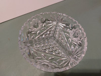 Crystal Round Divided Condiment Dish