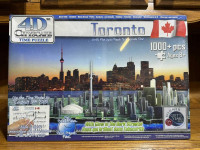 NEW - 4D Cityscape Time Puzzle Toronto 1000+ Pieces