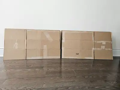 Shipping, Storage Cardboard Boxes 15.5“Wx7.5”Hx26”L $1.00 each, View more