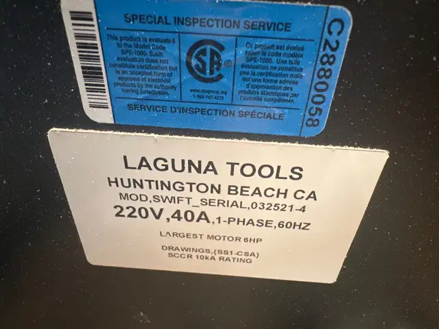 5’x16’ Laguna CNC Single Phase in Power Tools in Ottawa - Image 7