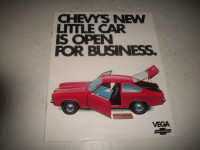 1971 Chevrolet Vega Sales Brochure. 1st Year for Vega. Clean!