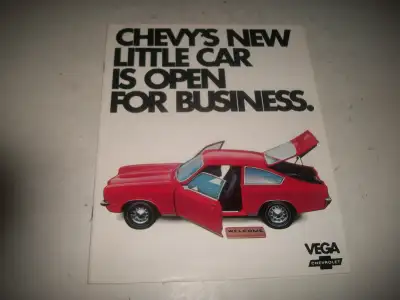 1971 Chevrolet Vega Sales Brochure. 1st Year for Vega. Clean!, View more
