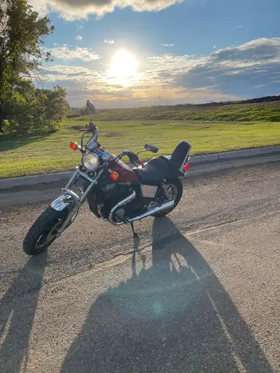 1984 Honda Shadow 750cc Well-maintained motorcycle. I’m the second owner. Has 60,646 km — mostly hig...