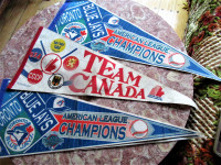 3 Vintage Pennants For $50: Memories of Past Championships