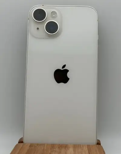 iPhone 14 white with box and chargers , View more