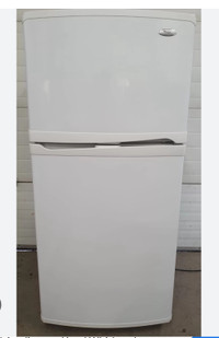 Whirlpool white fridge 