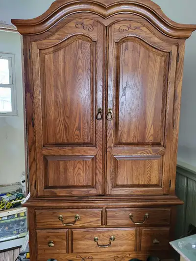 Oak Armoire, View more