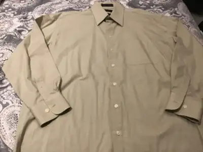 Men’s shirts new size 16 32/33 plus zippered sweater New size L, View more