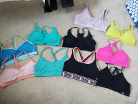 Many new active sports bras bralettes, Aerie, xoxo, old navy M-L