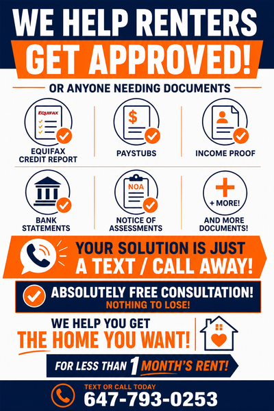 Poor Credit Score? Low Income?  WE HELP RENTERS GET APPROVED!, View more