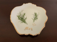 Vintage Saji China Lily of the Valley Plate