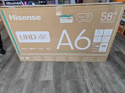 smart tv hisense 58p 4k Belle Wifi disney Netflix Scellé garanti, View more