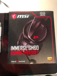 msi Immerse GH60 Hi-Res Gaming Headset