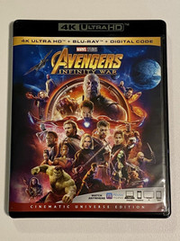 Avengers: Infinity War  (4K Ultra HD + Blu-ray) Movie Set