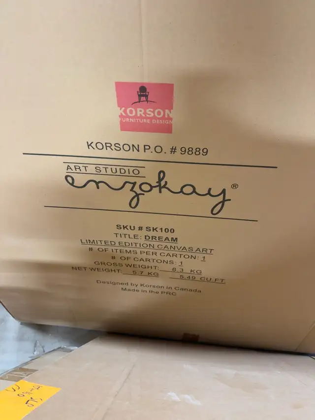 Korson Dream Canvas Art - New in Box