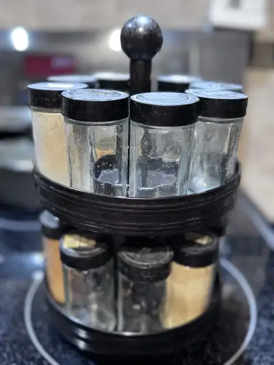 Rotating Spice Rack with 16 Jars, View more