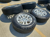 G4. 18" Chevy Silverado Tahoe 2024 OEM Rims and All Season Tires