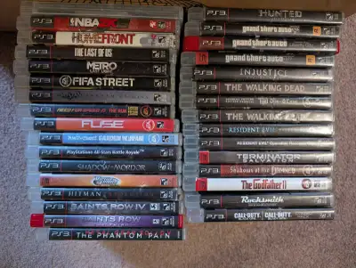 32 PlayStation PS3 Video Games Lot, View more