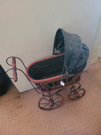 Vintage Victorian Doll Buggy