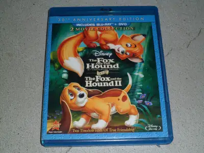 Disney The Fox And The Hound 1 & 2 II 30th Anniversary Blu-Ray, View more