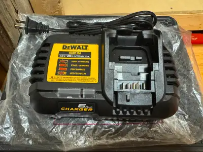 Dewalt DCB1106 battery 6 amp fast charger - NEW, View more