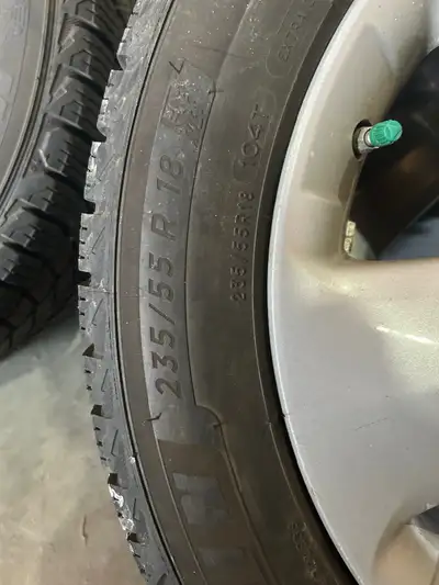Snow tires on aluminum rims. Tires in excellent condition. Rims came off an Acura RDX. Lug pattern 5...