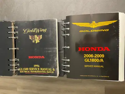 Sold the bikes. Do not need manuals. Might consider selling separately