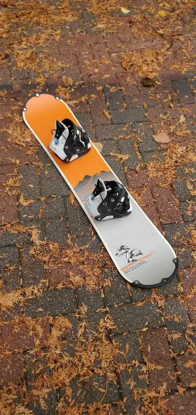 115cm Rossignol SnowboardFlow Bindings Great condition $250, View more