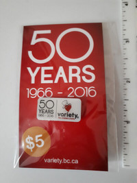Variety Club 50 Years pin 2016