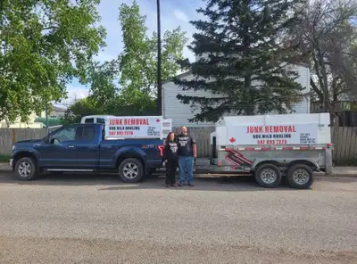 Garbage dump runs city wide in Calgary give Dwayne and Bonnie a call at 587 893 7278 we want to help